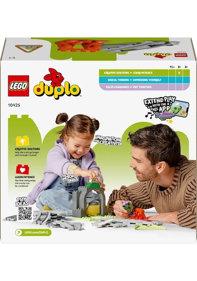 LEGO® DUPLO® Kasabası Tren Tüneli ve Rayları Ek Macera Seti 10425 - 2 Yaş ve Üzeri Çocuklar İçin Eğitici Oyuncak Yapım Seti (20 Parça)