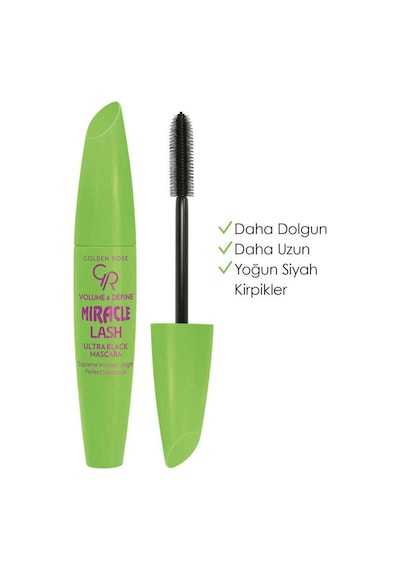 4 Adet Golden Rose Maskara Cat Define Miracle Lash Ultra Black Diğer