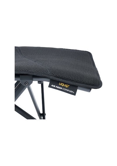 Uquip Finley Comfort+ Black Edition Kamp Sandalyesi Ayak Uzatma Aparatı Siyah