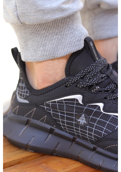 Hammer Jack Hita Memory Foam Erkek Sneaker Ayakkabı 167800000351 01 Siyah Siyah
