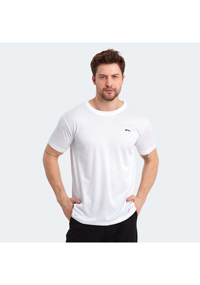 Slazenger Odalıs I Erkek Kısa Kol T-Shirt Beyaz St13Te118-000 001