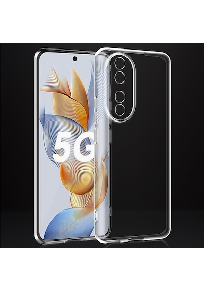 Huawei Uyumlu Honor 90 Kılıf Zore Şeffaf Süper Silikon Kapak