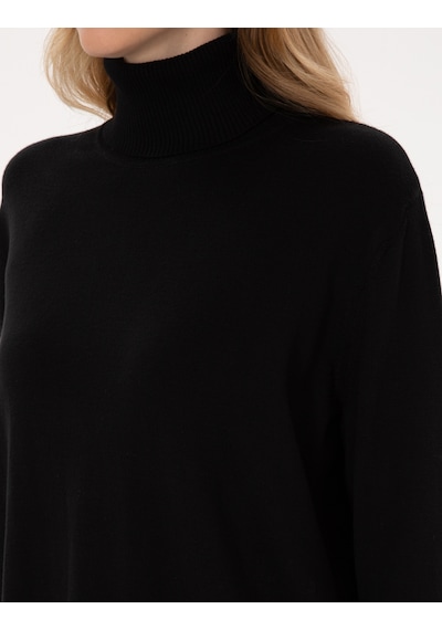 Pierre Cardin Kadın Siyah Kazak /triko 50316385-vr046 Siyah