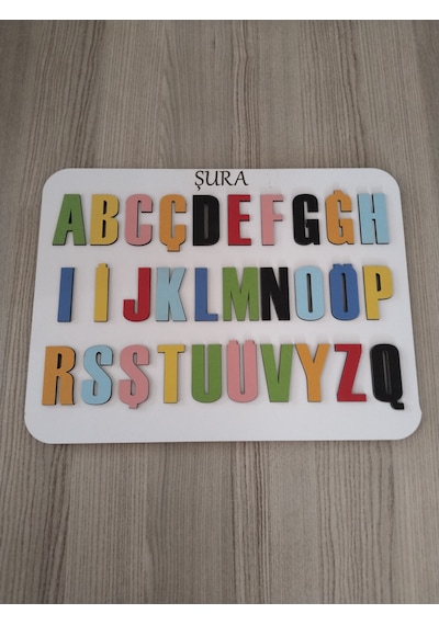 Çocuk Gelişimi Alfabe Yap-boz Puzzle Oyun Kaliteli