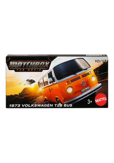 Matchbox The Movie - 1973 Volkswagen T2b Bus - 2026 - Orange - Short Card - Jnd18 1/64