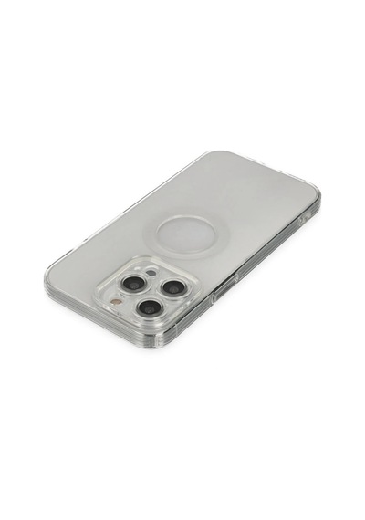 Muratech Newface Apple Uyumlu iPhone 13 Pro Kılıf Santa Lens Silikon - Şeffaf