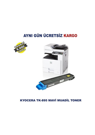 Tk-895 / Kyocera Ecosys Fs-C8025 Mavi Uyumlu Toner 6.000 Sf