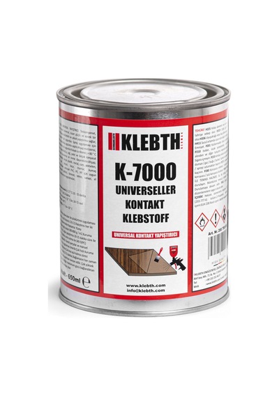 Klebth K-7000 Universal Kontakt Tutkal 650 ML