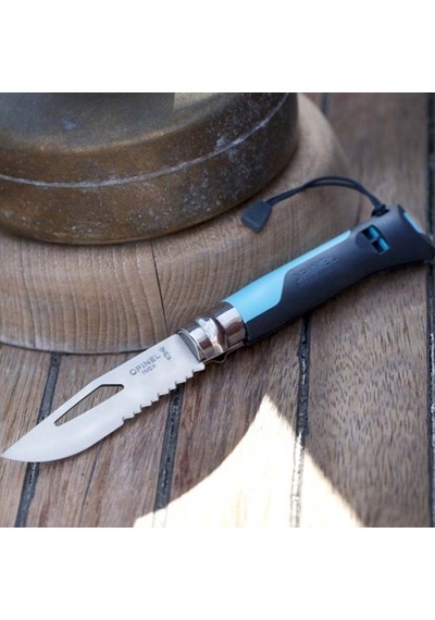 Opinel ınox 8 no paslanmaz çelik Kamp Çakı (mavi) Çok Renkli