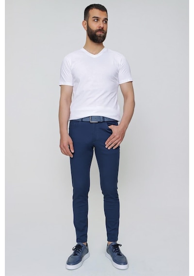 Efor P 1087 Slim Fit Lacivert Spor Pantolon Lacivert