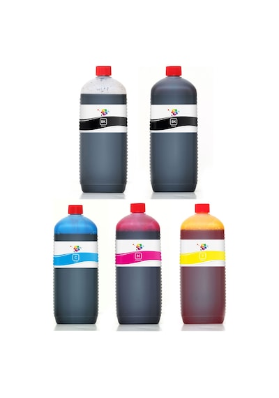 QC Canon Pixma IX6850 Uyumlu Yazıcı Mürekkep Seti 1000ml 5 Renk
