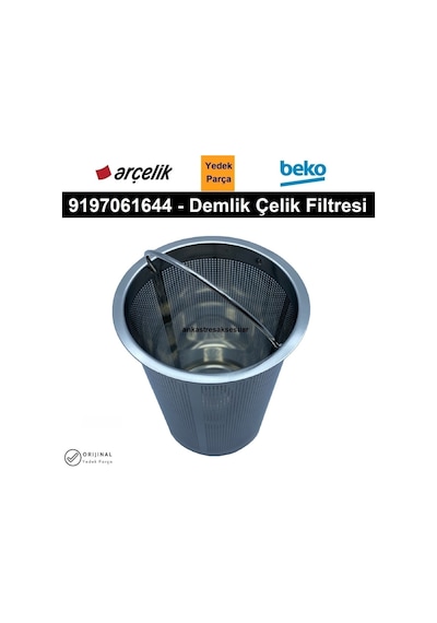 Arçelik Beko Uyumlu Grundig Çay Makinesi Demlik Süzgeç Filtre 9197061644 - 469977624