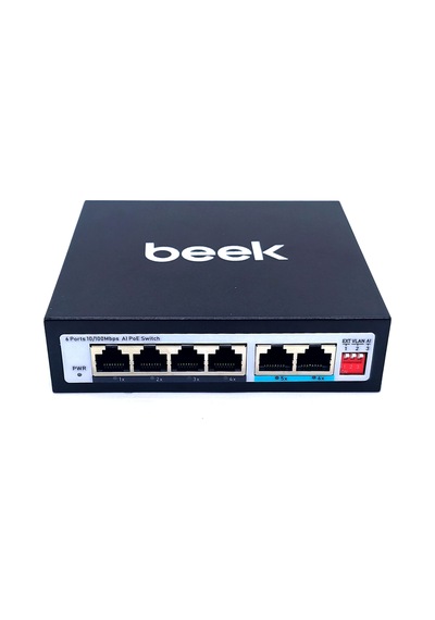Beek Bn-fs-1604p 6 Port 4 Port 10/100mbps Poe 2 Port Uplink Poe Switch