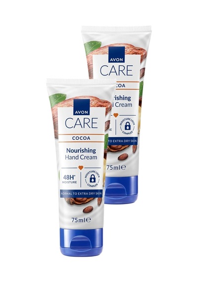 Avon Care Kakao Yağı İçeren El Kremi 75 Ml. İkili Set