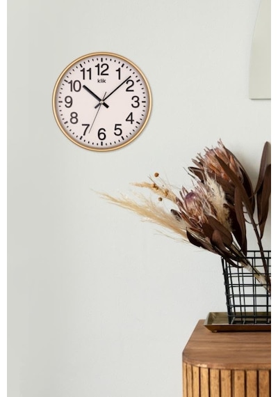 Tr Venüs Minimalist Duvar Saati 26cm Gold K-venus-gold C320.230 Diğer