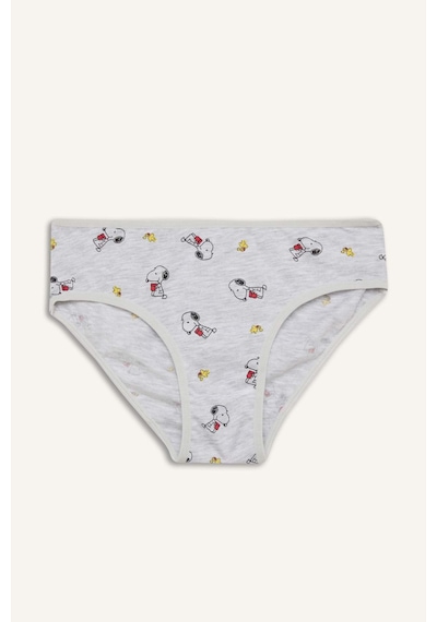 Defacto Snoopy Baskılı Penye 3lü Slip Külot Kız Çocuk H0183a826spwt34 Beyaz-wt34