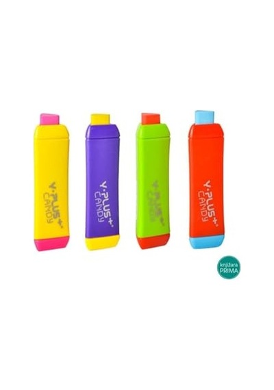 Umix Y-plus Candy Ayarlı Silgi 4 Adet Karışık Renk