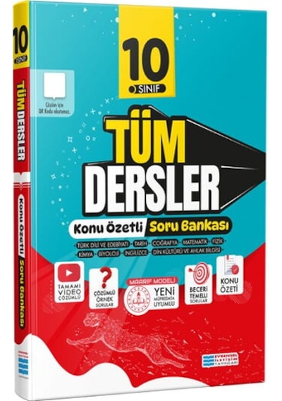 Evrensel İletişim 2026 10. Sınıf Tüm Dersler Soru Bankası Güncel Müfredat