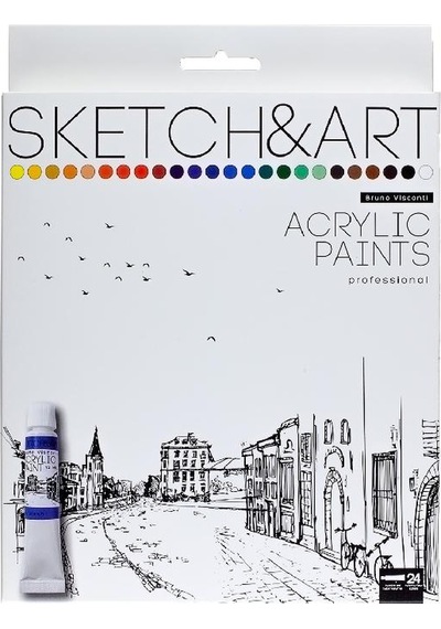 Sketch&Art Akrilik Boya 24X12 ML N:70-0017