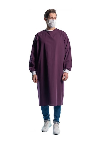 Şensel, Cerrahi Önlük, Bordo -141E1315- Yıkanabilir-Doktor