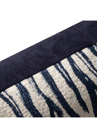 Lexroo Alice Wavy Kırlent Lacivert 30x50