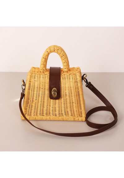 Mylamp Mybag Sun Rattan Çanta 25x13x29 Cm Large Bej