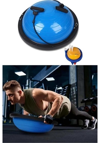 Bosu Ball Denge Topu Yarım Pilates Topu Balance Ball Denge Aleti