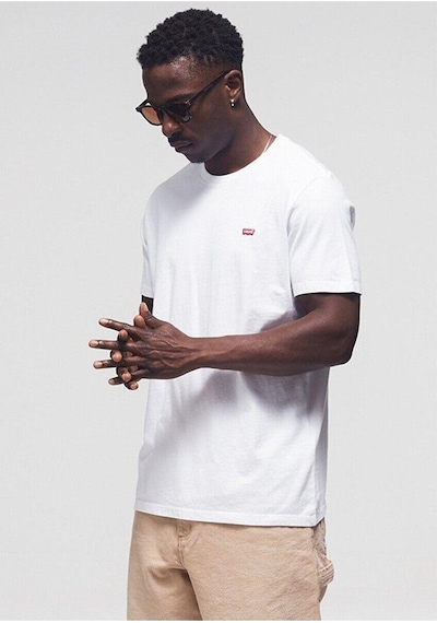 Levi's Ss Original Hm Tee Tr Cotton Beyaz Erkek Tişört-5556 Beyaz
