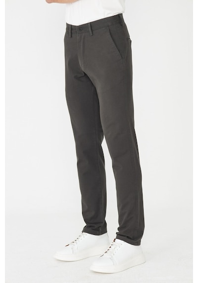 Antrasit Smart Casual Erkek Chino Pantolon Haki