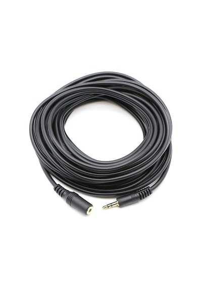 10 Metre 3.5 mm Kulaklık Ekleme Uzatma Kablosu Dişi Erkek Stereo