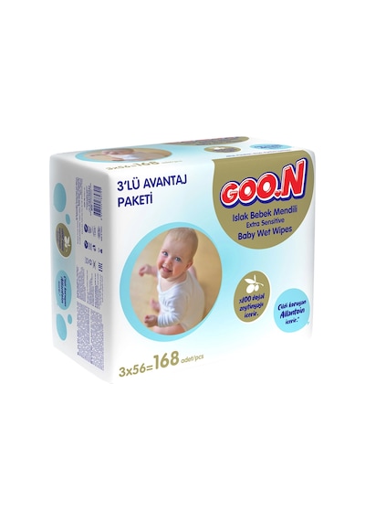 Goon Sensitive Hassas Ciltler Için Islak Havlu Mendil 6 X 56'Lı