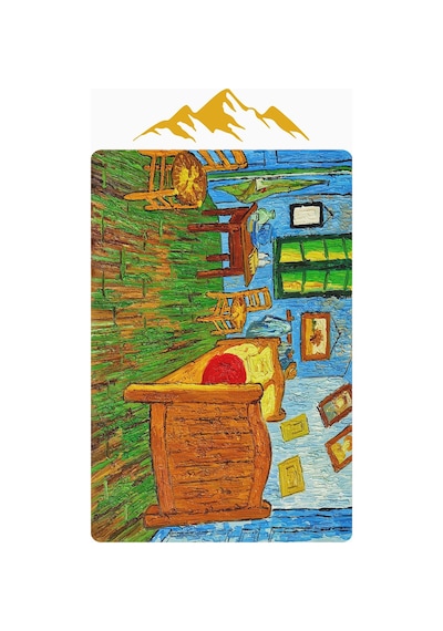 Modern Desenli Dijital Baskı Kaymaz Taban Halı H0738 Renkli