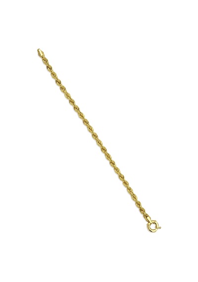 14 Ayar Altın Burgu Halat Bileklik 4.40 Mm Beyaz Altın 86933332