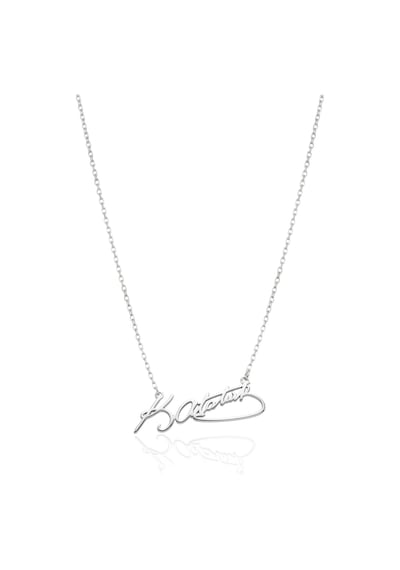 Oya Silver Kemal Atatürk İmzalı Gümüş Kolye 3.5x0.8 Cm Oyot364