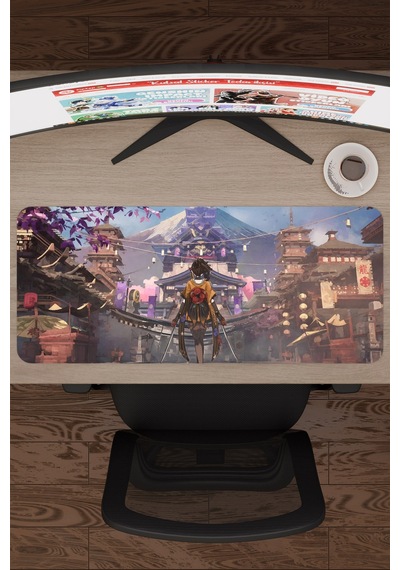 Chiori Genshin Impact Anime Gacha V3 - 70x30 Xl Gaming Mouse Pad Fare Altlığı