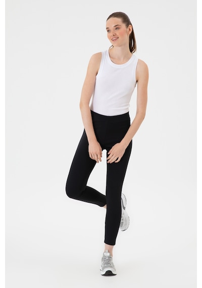 U.S. Polo Assn. Kadın Lacivert Yüksek Bel Toparlayıcı Günlük Tayt 50307691-VR033