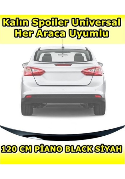 Skoda Rapid Uyumlu Piano Black Spoiler 120 Cm (554702254)