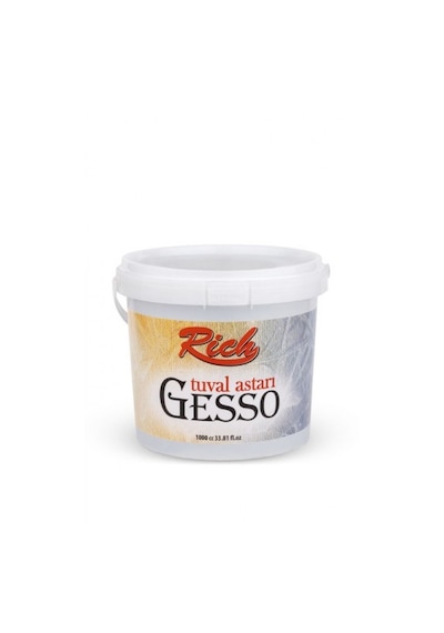 Rich Gesso 1000gr Tuval Astarı Beyaz / 3410 Rich Gesso 1000gr Tuval Astarı Beyaz / 3410