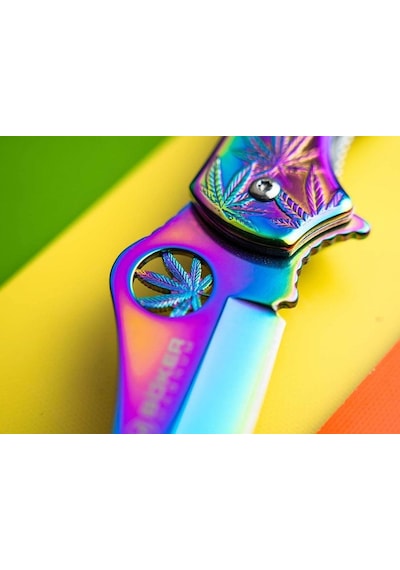 Böker Magnum Colorado Rainbow Kamp Çakı Çok Renkli