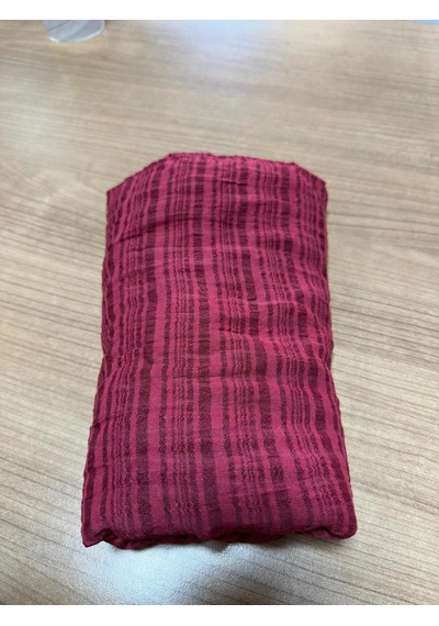 Modakaşmir Aminenesil Misto Pamuk Şal Bordo Renk