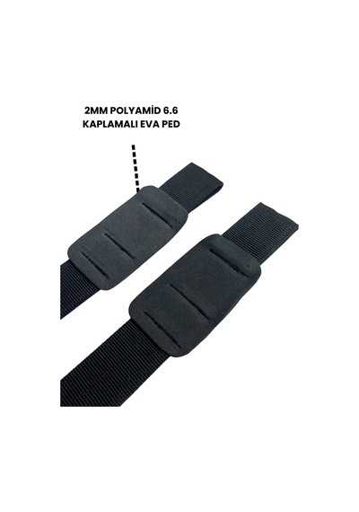 Spor Lifting Straps Deadlift, Crossfit Ve Fitness İçin Çift Kayış Sağ + Sol