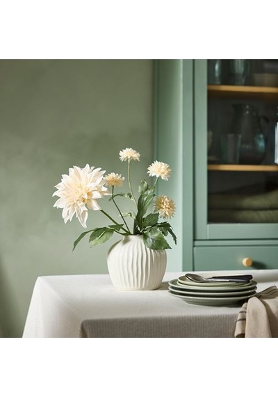 Ikea Smycka Yapay Çiçek, Beyaz, 65 Cm, İç-dış Mekan