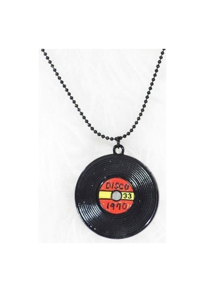 Plak Dj Çelik Kolye Hediye Çelik