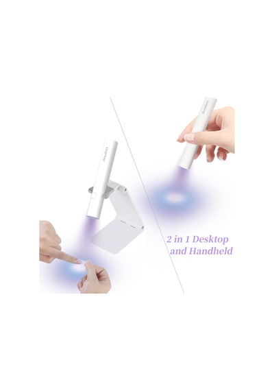 Jel Çiviler İçin Uv Işığı, Mini Uv Led Tırnak Lambası, El Standlı, Taşınabilir Tırnak Kurutucu, Şarj Edile
