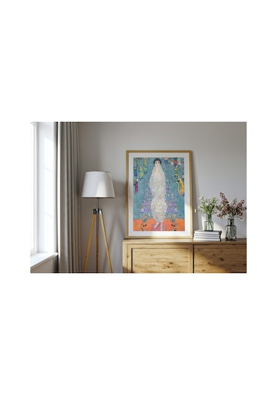 Modern Sanat Klimt Elisabeth Lederer Portresi Çerçevesiz Poster 21x30 Cm A4 Tablo Modern Sanat