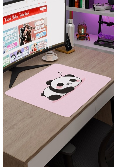 Panda Kaymaz Dikişli Kauçuk Oyuncu Mousepad V2 - 48x40 Xl Gaming Mouse Pad Fare Altlığı