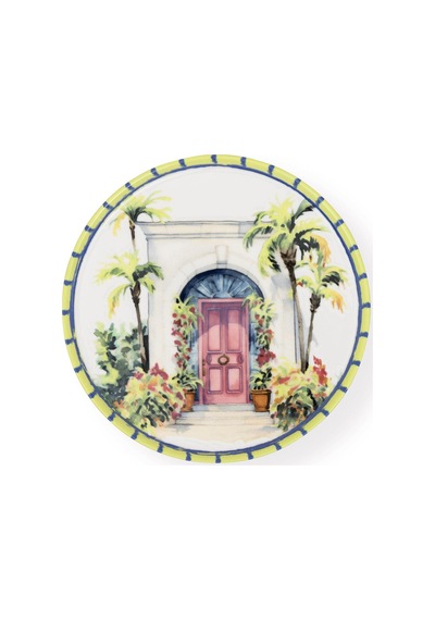 The Mia Palma Pasta Tabağı 6lı Set 19 Cm Çok Renkli