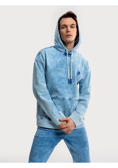 Oversize Fit Erkek Gömlek U.kol Lacivert