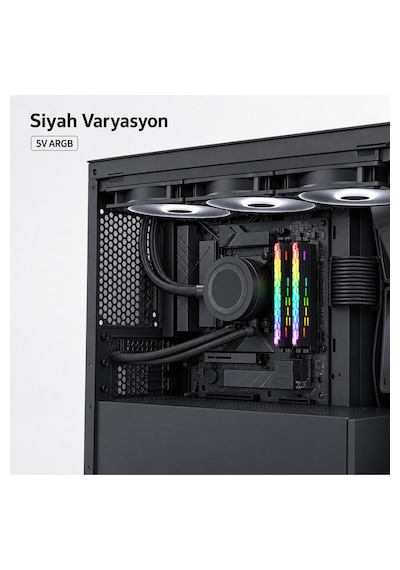 Kristal Argb Ram Soğutucu Kılıfı Siyah Renk