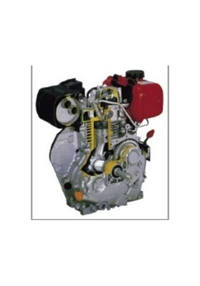 Dizel Motor-Dek 220 CC-5HP-170-Kamalı Krank 19mm-Marşlı Şarjlı